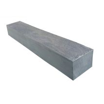 Jardinex – Bordure De Jardin En Ardoise Naturelle Tambourinée – 50 X 8 X 8 Cm – Couleur Gris Clair – Longévité Élevée Et Finition Adoucie
