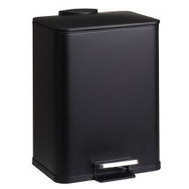Mülleimer Aus Metall Delta, Schwarz, 20 L