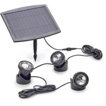 Pontec 77939 Led Projektoren Set Schwarz Außen