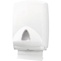 Elos Falthandtuchspender – Handtuchspender aus Kunststoff – 415mm hoch, 305mm breit, 155mm tief – nachfüllbar