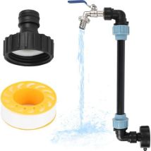 3/4" Ibc Gooseneck Tap, Watertight And Leak-proof, Easy To Install And Remove For Ibc Tanks, 1000l Rainwater Buckets, Agricultural Rainwater Tanks, 