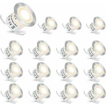 Led-einbaustrahler, Led-einbaustrahler Für Den Außenbereich, Treppenleuchten, Licht, Stufe, Treppe, Garten, Terrasse, Ip67 Wasserdicht (naturweiß, 16 