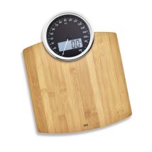 Balanza De Baño Ade Luna, Hasta 180 Kg, 31,5 X 40,5 Cm, Bambú.