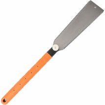 Yozhiqu - Ryoba Saw Scie À Main Japonaise À Double Tranchant - Tronçonneuse Interchangeable Avec Lame Flexible Pour Le Travail Du Bois, Orange