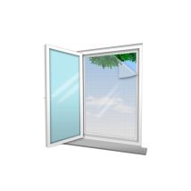 Insektenschutzgitter Confortex Für Fenster - 100x100 Cm - Weiß