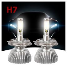 BES – LED-Lampen H7 32W 3200 Lumen – Weißes Licht 6000K – Universell einsetzbar – 2 Stück
