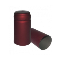 Capsules Thermore'tractables 33 X 55 Mm Coloris Bordeaux 100 Pcs Protection Des Bouchons Contre Moisissures Et Vers A' Bois Bouteille De Vin Mousseux