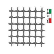 1 Pz Rete In Plastica Quadra Antracite Mm.10x10 - Maglia Mm.10x10 - Altezza Cm.100