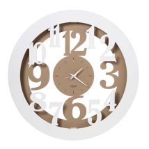READY Wanduhr – Durchmesser 50 cm – pulverbeschichtetes Eisen – Arti E Mestieri