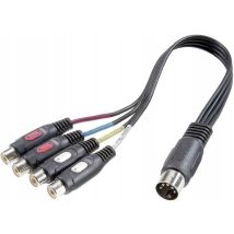 Z8377 Speakaka Professional Sp-7870300 Y Rca/din Audioadapter