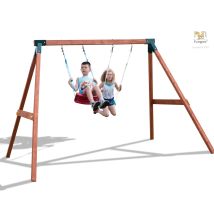 Fungoo Doppelschaukel 'swing Fly 2.0', Teak