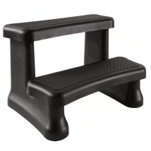 Platinum Spas Whirlpool Treppe Einstiegstreppe Für Whirlpools Black V1 72x40x53,5cm