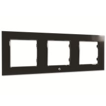 Shelly Wandtaster-rahmen Wall Frame 3, Schwarz, 3-fach