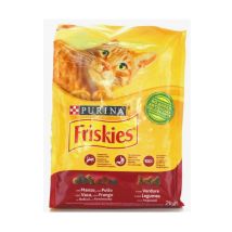 Friskies - Katzenkroketten Mit Rind, Huhn Und Gemüse Purina 2 Kilogramm