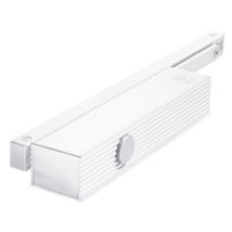 Eco-schulte Ts 61 Chiudiporta Bianco Robusto In Metallo