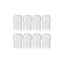 Lot De 8 Crapaudine De Gouttière En Aluminium, Filtres De Gouttière Flexible Et Durable Pour Maison Avant-toit Tuyau De Descente Contre Les Feuilles