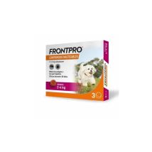 Frontpro - Comprimido Para Perros Masticable Antiparasitarios 2-4 Kg 3 Pastillas