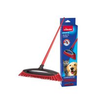 Vileda Pet Pro Always Clean Rubber Broom Fh174000 - Rubber Bri...
