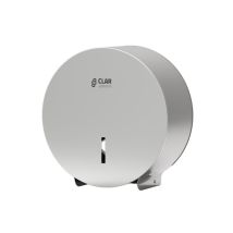 Portarrollo de papel higiénico circular de acero inoxidable – Ø 265 mm – Ideal para entornos de alta frecuencia
