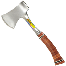 E24a Sportsmans Axe With Leather Grip 82mm - Estwing