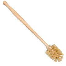 Goupillon en crin – 35 cm – Brosse de nettoyage écologique – Bois de hêtre FSC – Nettoyage bouteilles, carafes, bocaux