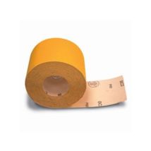 Lija de corindón 100x25m grano 100 – Óxido de aluminio – Amarillo – Compatible con lijadoras eléctricas y manuales