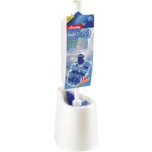 Vileda PowerBrush WC-Bürsten-Set – Hygienische Reinigung mit Silber-Ionen – Lange flexible Borsten – Kurze härtere Borsten