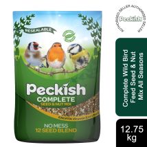 Peckish – Complete 5in1 Bird Feed – 12.75 kg – Attracts 16 Bird Species – No Mess, No Waste