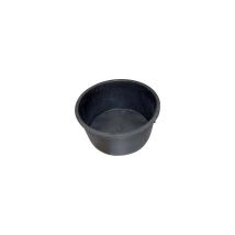 Cabezal Inferior Redondo Negro – Hecho de polietileno negro de baja densidad – Cubo y barreño