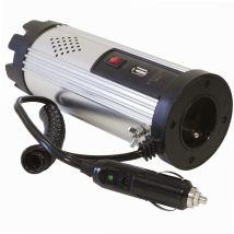 Convertidor de corriente 150W 12V-220V con puerto USB – Potencia máxima 300W – Eficiencia energética > 85%