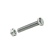 Fadix - Scatola M 2 Pz. Vite Metrica A Testa Esagonale + Dado In Zinco M 8x100mm