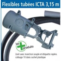 Lot De 200 Boîtes Flexibles 180 Tubée Avec Icta 20mm Long 3m15 (200 Unités) Pour Banche Sib Adr P01820