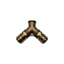 Aerotec – 20052942zlose – Distributore aria compressa 3/8" IG con 2 connettori – 80mm, 0.1kg
