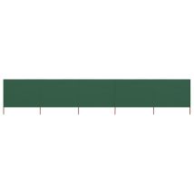 Kalisse - Biombo De Tela De 5 Paneles 600 X 160 Cm Verde 020008829