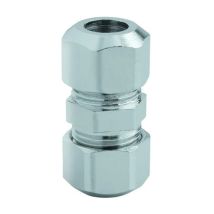 Niples 2 Dadi Ø12 3/8" Per Rame Cromato