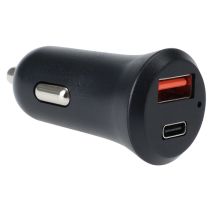 Cargador USB mechero coche – Negro – Mantén tu móvil siempre cargado en viajes – Premiumparts