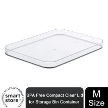 Orthex Sweden Ab - Smartstore Bpa Free Compact Clear Lid For Storage Bin Container, Size M