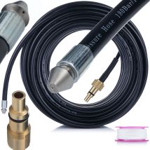 Manguera De 20 M Para Limpieza De Alcantarillado Compatible Con Lavor (nuevo Tipo), Parkside Phd
