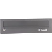 Ju - Ersatztüre Für Hausbrieffachanlage 375 X 110 Mm, Graualuminium Ral 9007