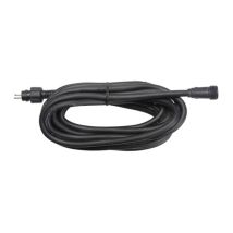Cavo prolunga in gomma con spina – 2m – H05RN-F – Nero – IP44 – Garden Lights
