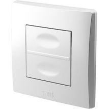 Télécommande Murale Extra Plate 2 Touches Radio Zigbee