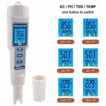 Tragbares 4-in-1-stiftmessgerät Für Tds/ec/temp/ph