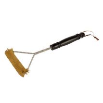 Cepillo De Limpieza 31 Cm Para Parrilla De Barbacoa, Cepillo De Alambre, Mango Plástico, Latón, Limpieza De Parrillas De Carbón Y Gas, Diseño Especial