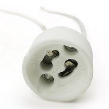 Adaptateur de culot d'ampoule – 50 GU10 Porte-câble en céramique 150mm – Culot, Puissance, Quantité par pack – Silver Electronics