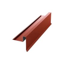 Bordure Fronton Brise Vent, Rouge Brique Mat Ral 8004