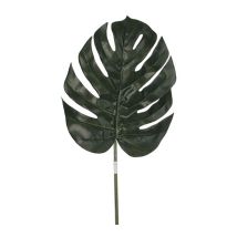 Hoja decorativa sintética Monstera verde 88 cm – Material: polímero sintético – Ideal para decoración interior y exterior