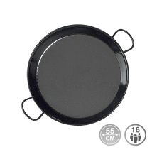 Vaello Campos - Paellera Tradicional De Acero Esmaltado Ø55 Cm (16 Personas)