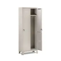 Garden Friend – Taquilla armario móvil 2 plazas 68,5x33xh180 cm – Diseño compacto y funcional – Fácil de montar y mantener