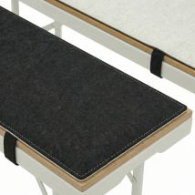 2 Coussins Réversibles Pour Banc En Bois - 180 Cm Coussin Banquette En Feutre