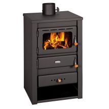 Prity - Holzofen K22 – 10,4 Kw, Kompakt, Graphitschwarz, Energieklasse A